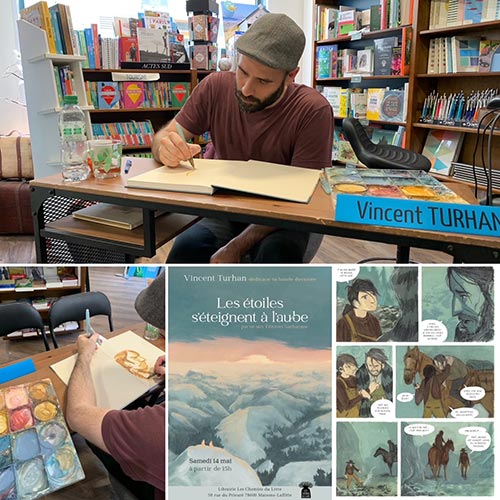 Dédicace Vincent Turhan – « Les étoiles s'éteignent à l'aube »