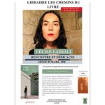 Jeudi 30 mars 2023 à 19h <br>Cécile Ladjali<br><i>La nuit est mon jour préféré</i>