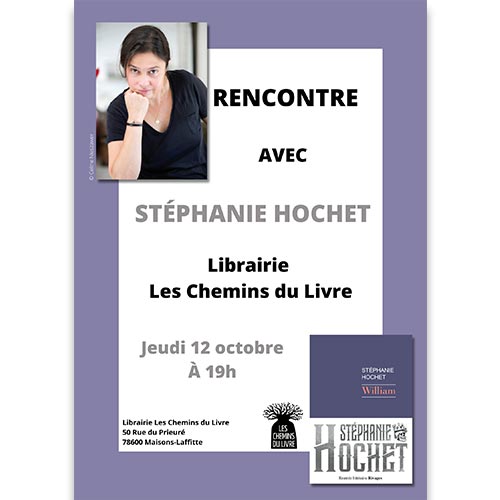 Rencontre avec Stéphanie Hochet