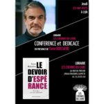 Jeudi 22 mai à 19h <br>Yann BOISSIERE <br>Le devoir de l’espérance