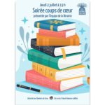 Jeudi 2 juillet à 19 h <br>Soirée de présentation de coups de coeur<br><i>par l’équipe de la librairie</i>
